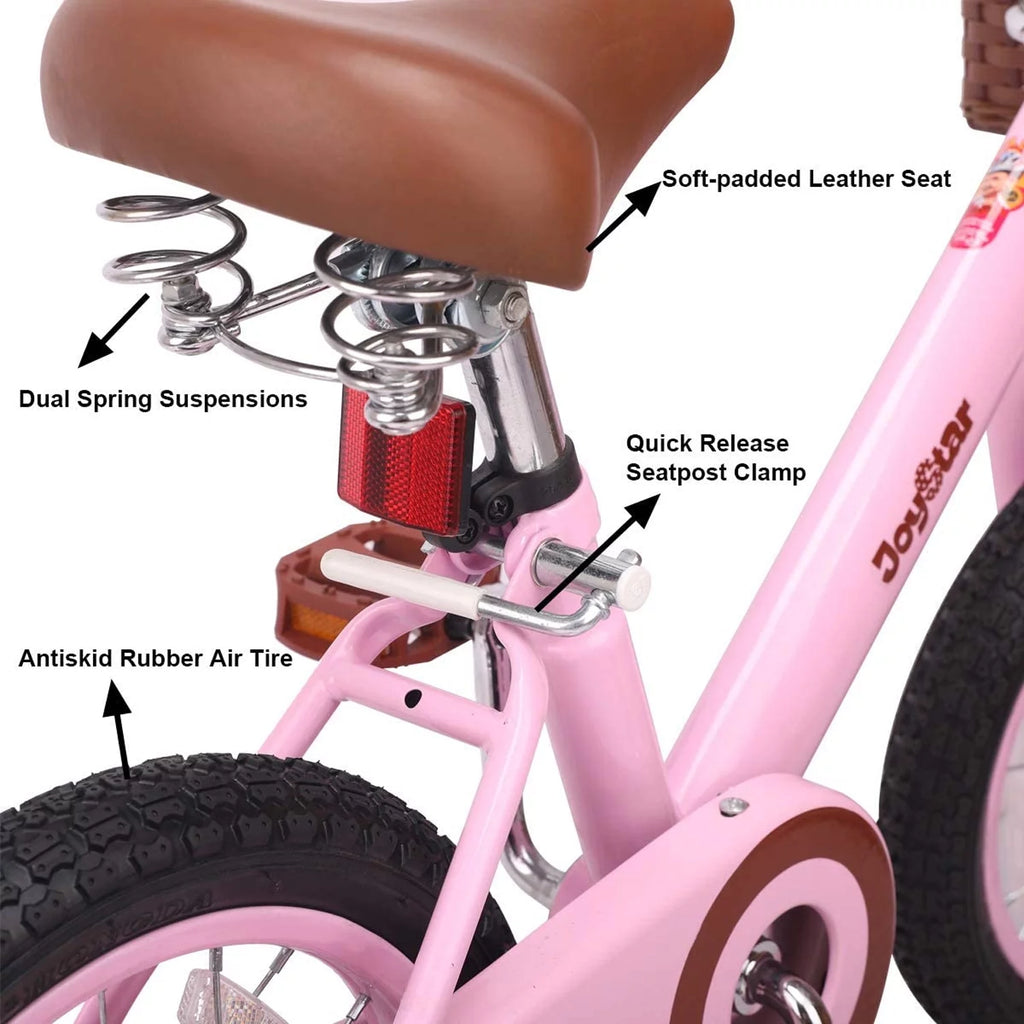 12In Kids Training Wheel Bike with Basket E54775