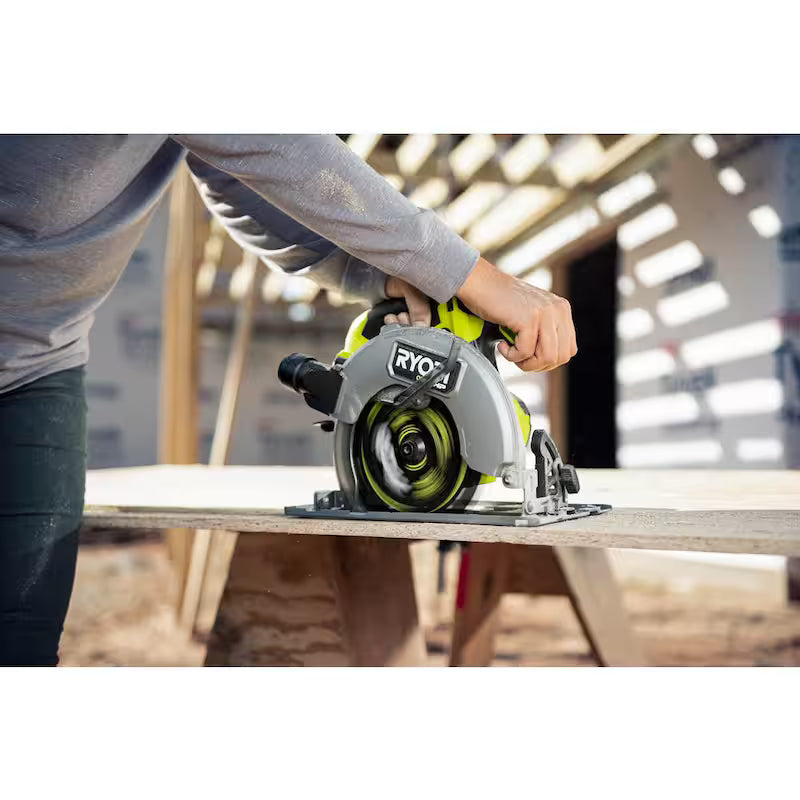 18V Brushless Cordless 7-1/4 in. Circular Saw Kit with Battery and Charger W39952