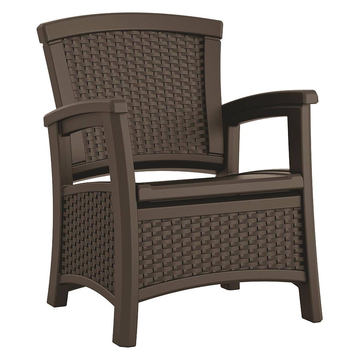 Brown Plastic Ergonomic Club Chair H4987