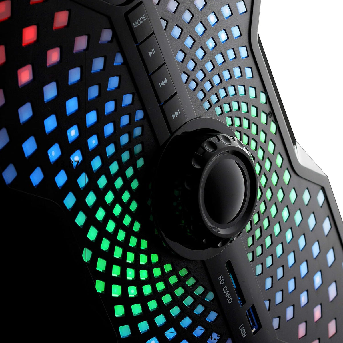 125 Watt 5.1 Surround Sound Speaker System with Subwoofer, Bluetooth, Digital Optical Input – Black D61841