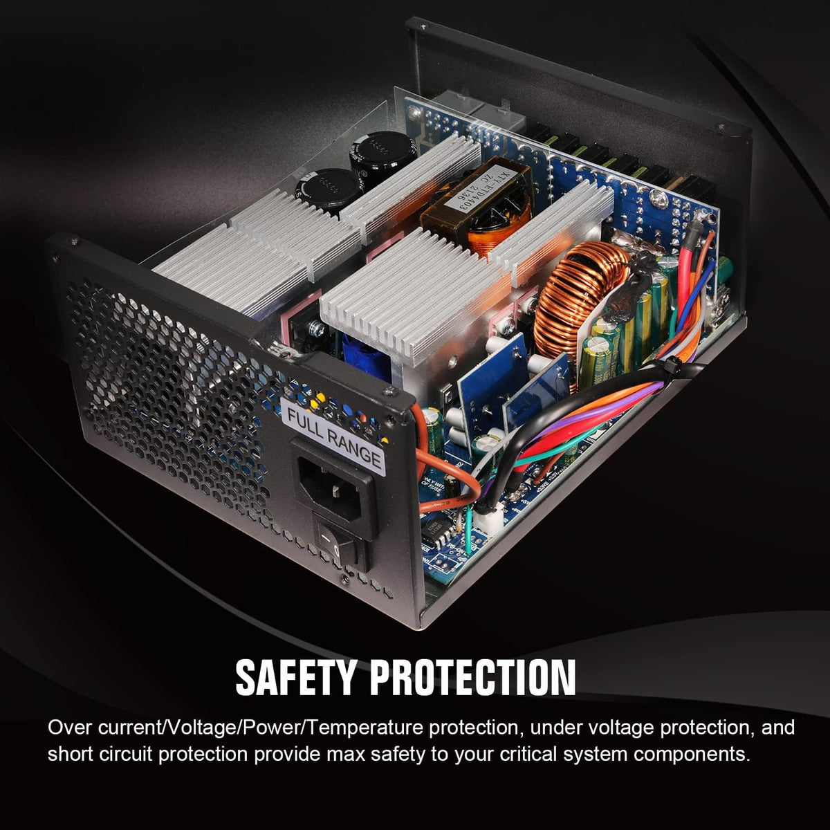 1600W Fully Modular PSU with 140mm Fan K74793