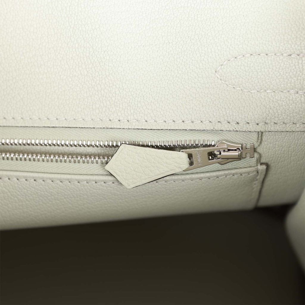 Birkin 30 Gris Neve Togo Palladium Hardware O894