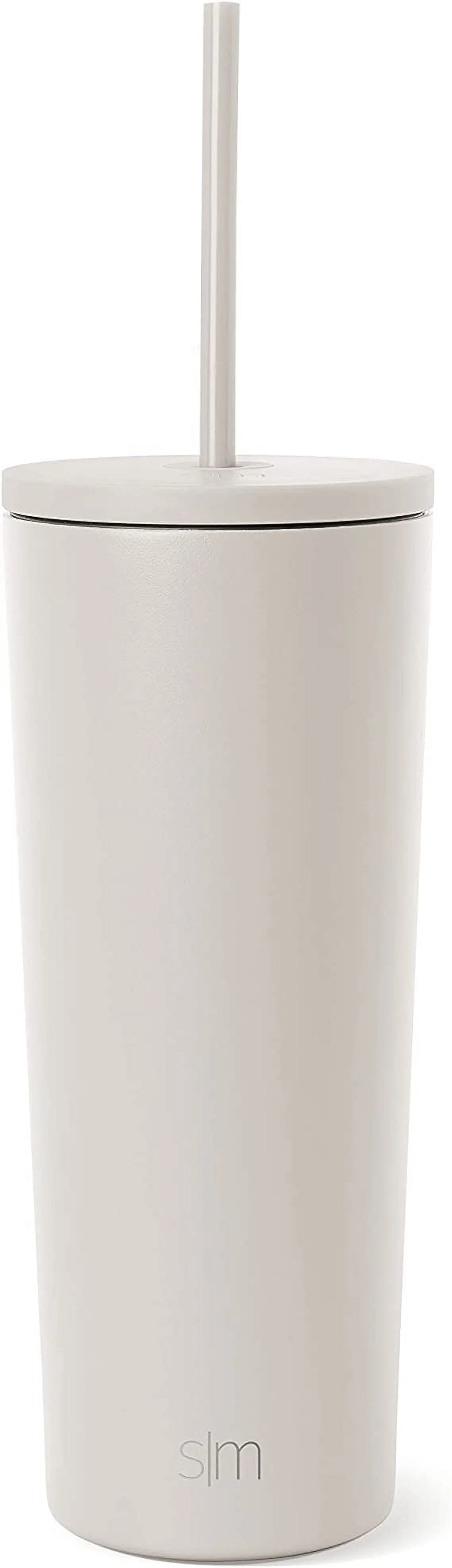 24 fl oz Stainless Steel Tumbler with Lid and Straw G641