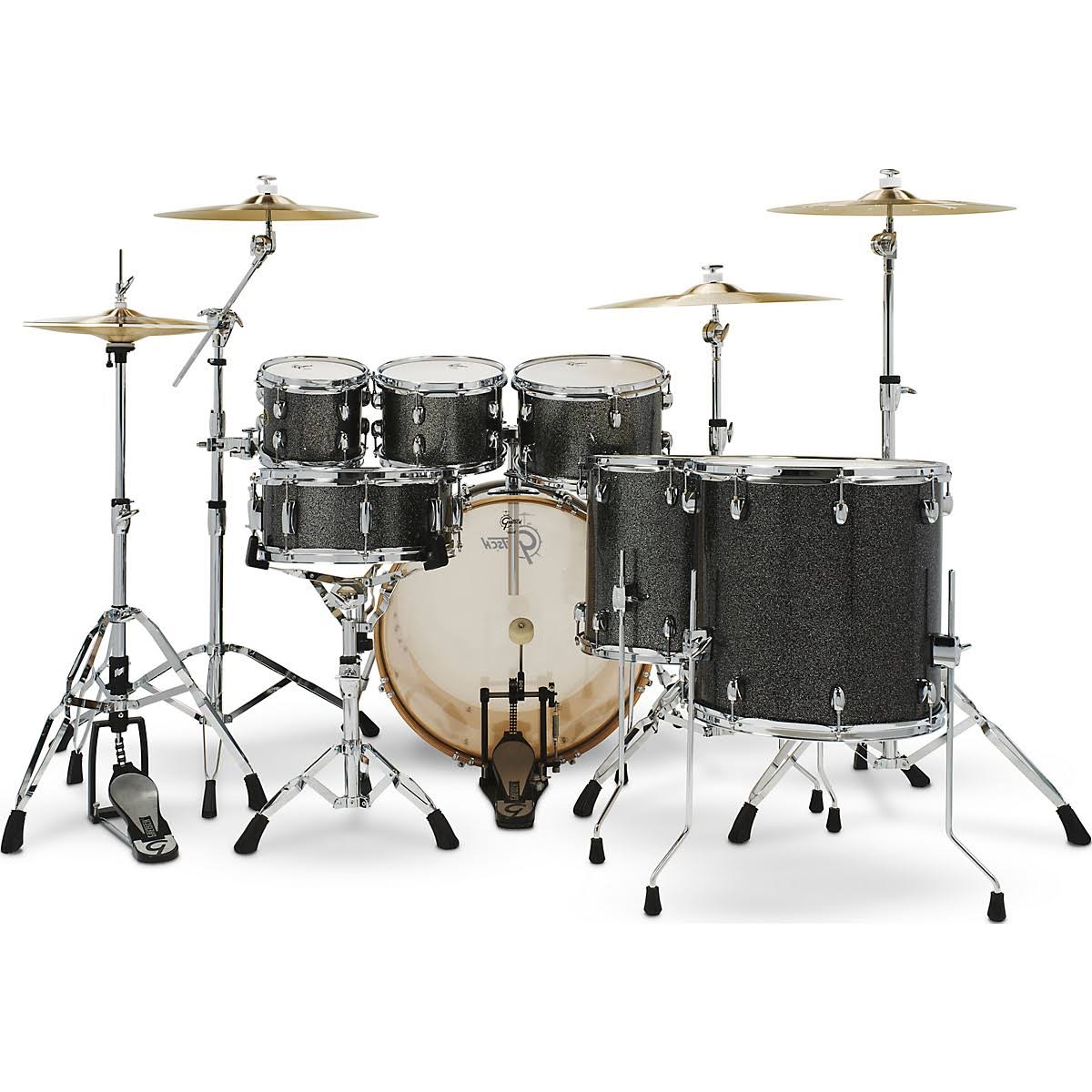 6-Piece Maple Shell Pack Black Stardust V25013