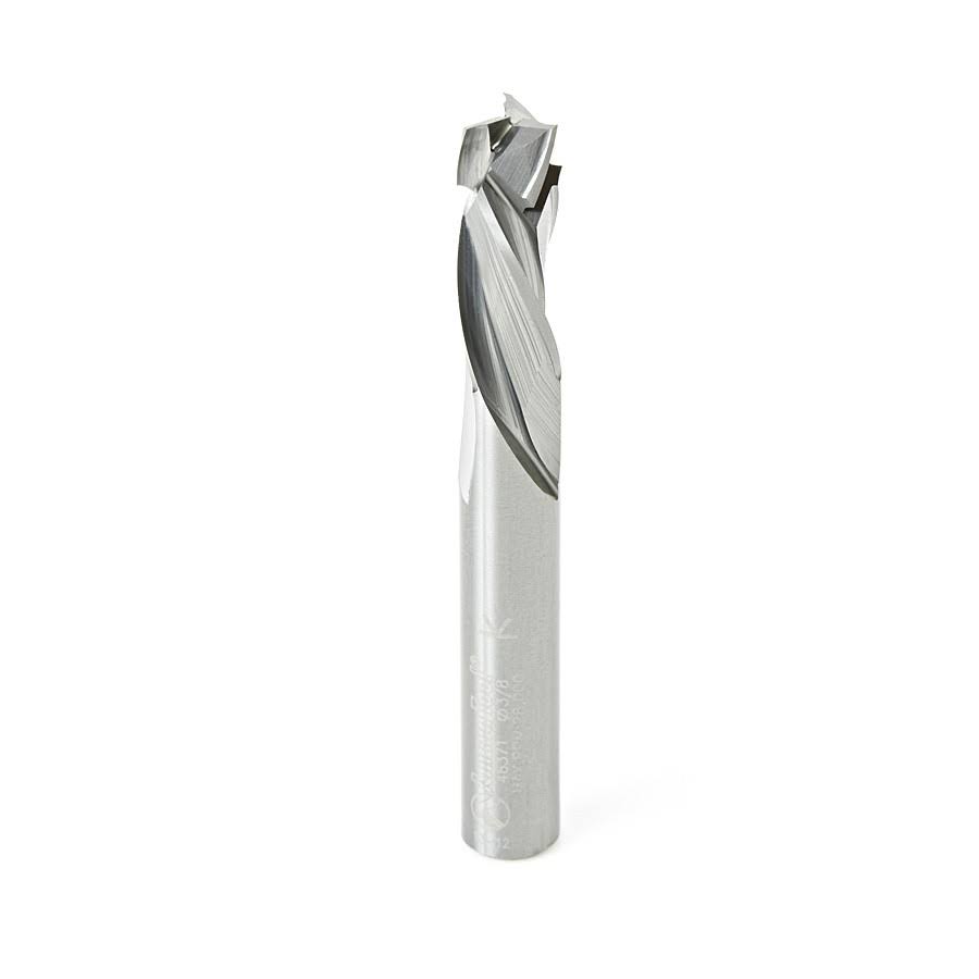 Solid Carbide Compression Spiral 3/8 Dia x 1 x 3/8 Shank x 3 inch Long CNC Router Bit M30279