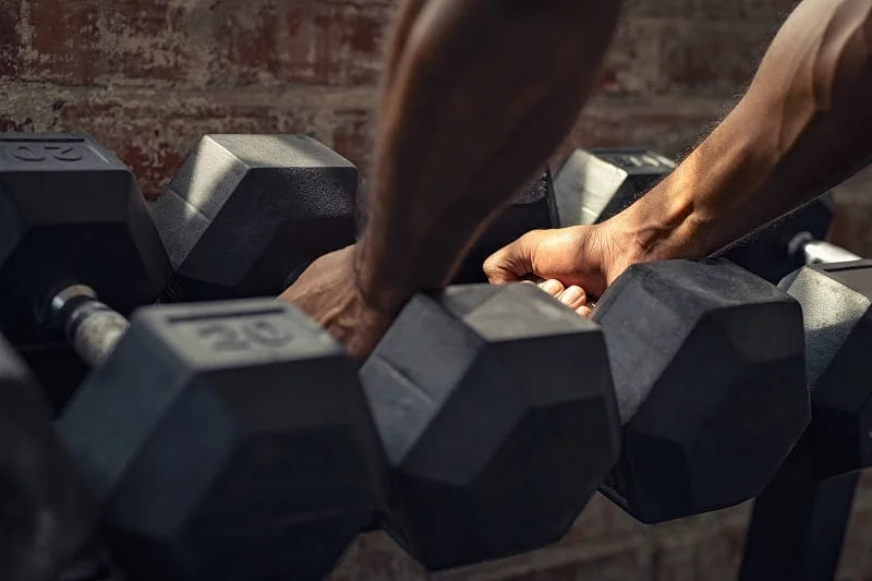 40LBs Single Hex Dumbbell A7691