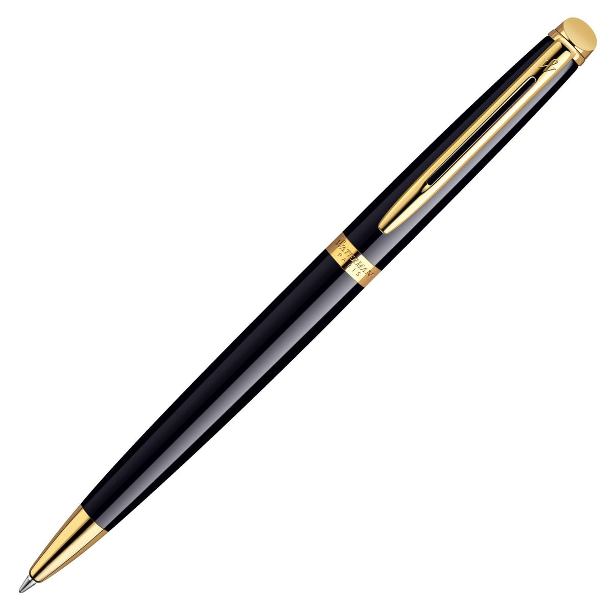 Black Gold Trim Ballpoint Pen H278