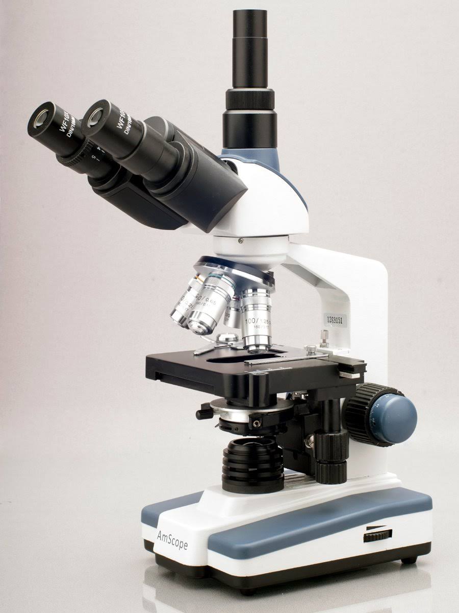 2000X LED Trinocular Compound Microscope with 3D Mechanical Stage and 9MP Camera U9879