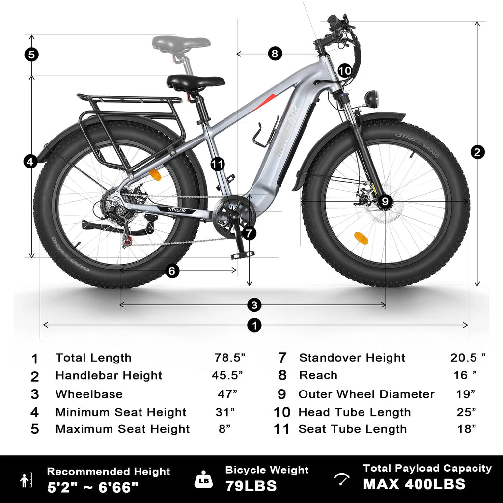 Electric Bike 26 Fat Tire 750W 48V A93208