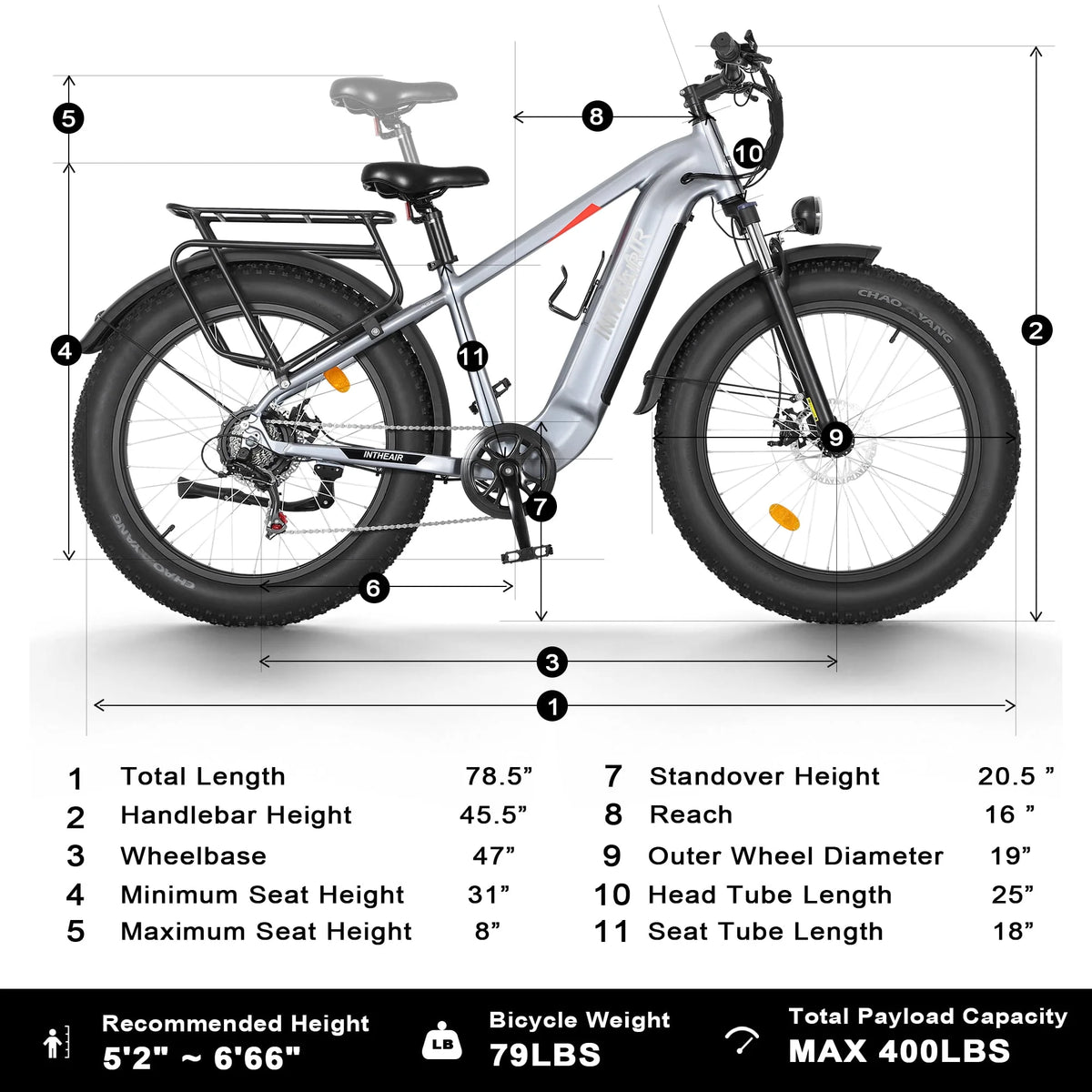 Electric Bike 26 Fat Tire 750W 48V A93208