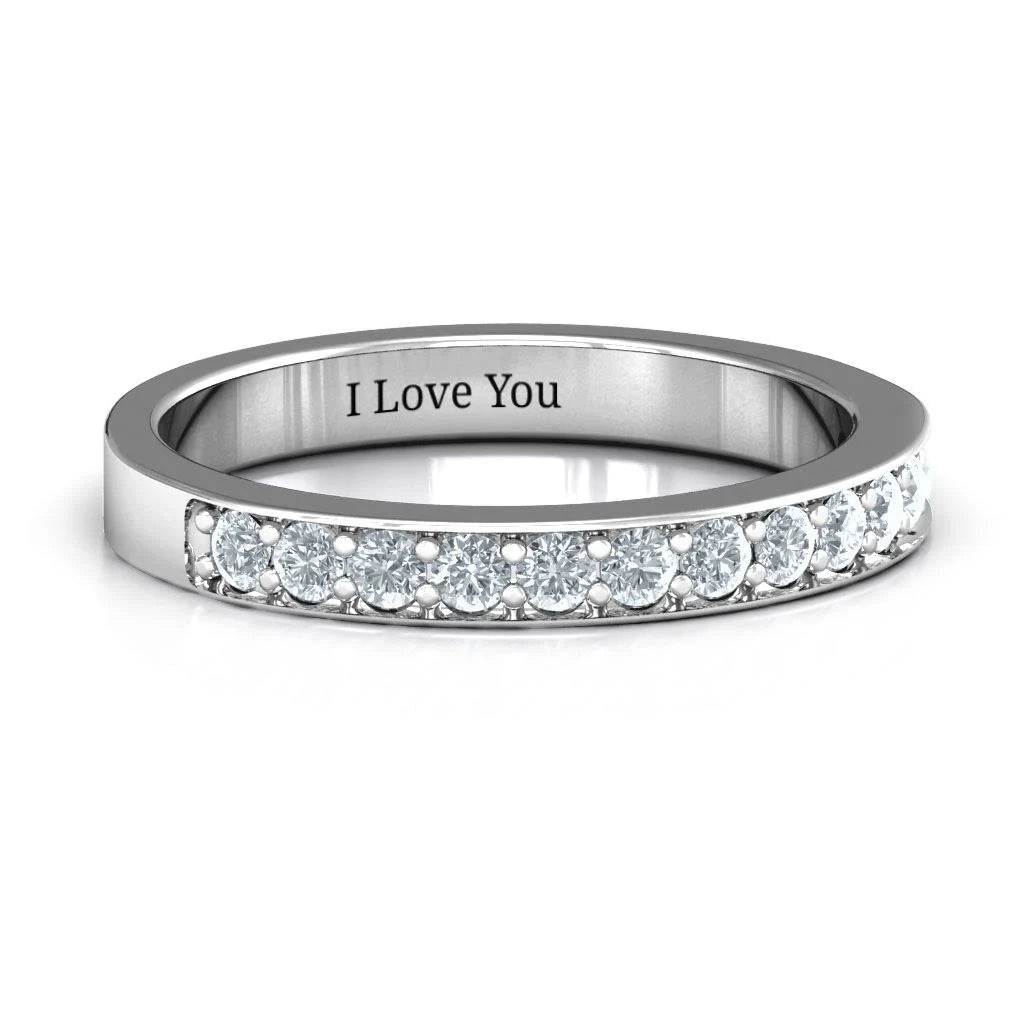 Half Eternity Birthstone Ring Y35812