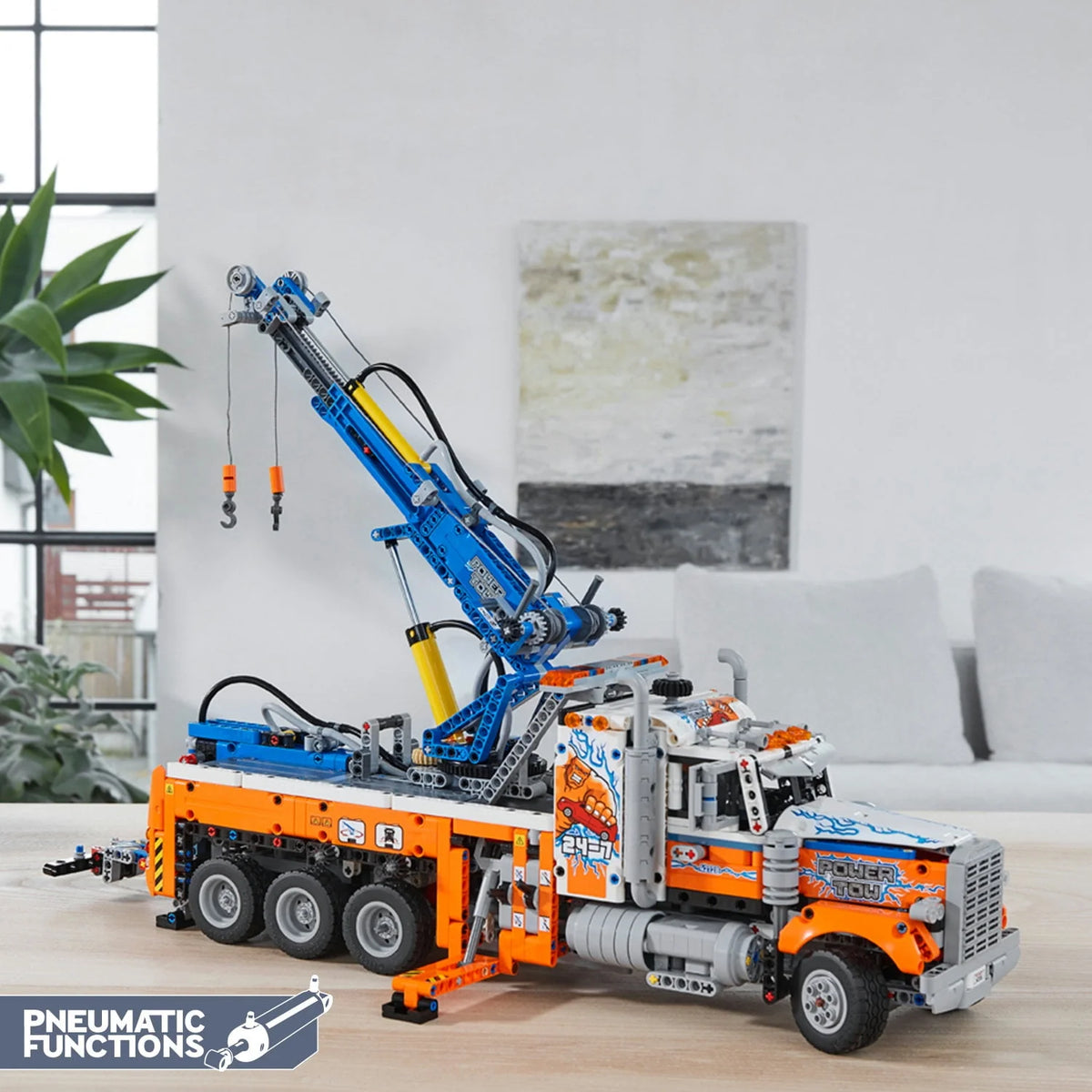 Heavy-Duty Tow Truck Building Set A782401