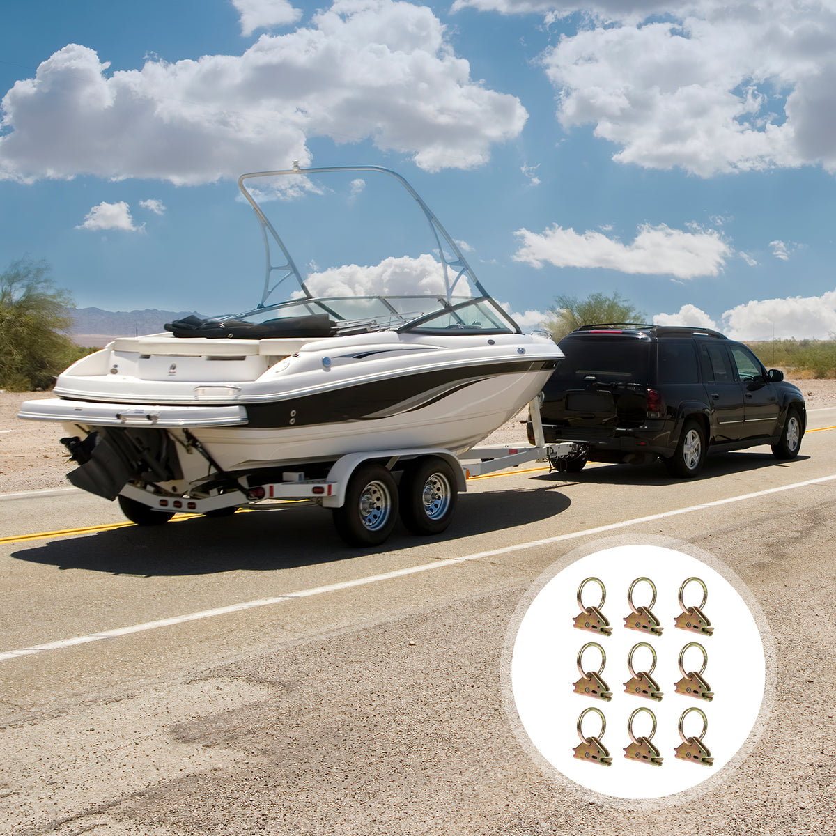 Heavy Duty Flush Mount Cargo Anchor System C74386