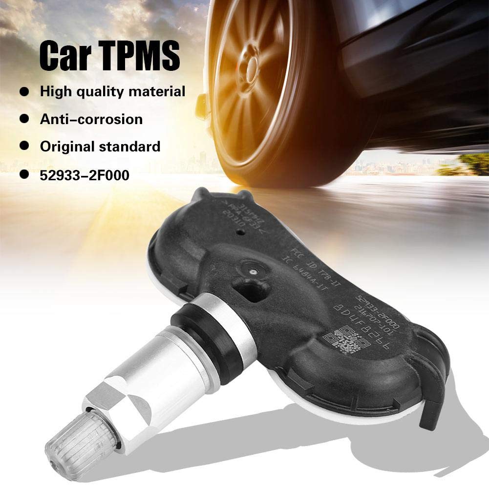 4pcs Car TPMS Tire Pressure Sensor Black Silver O976392