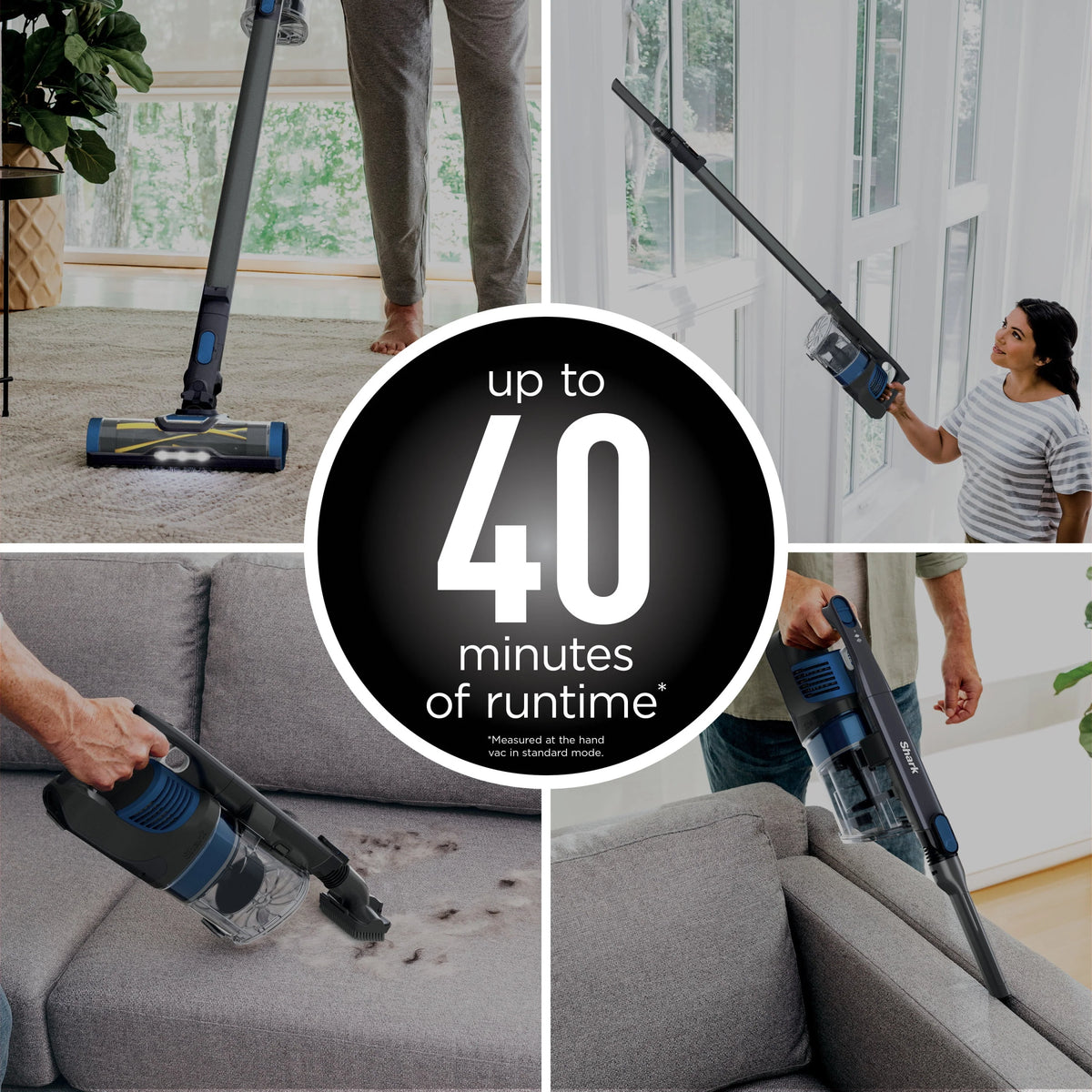 Cordless Stick Vacuum with Powerfins Brushroll M42108