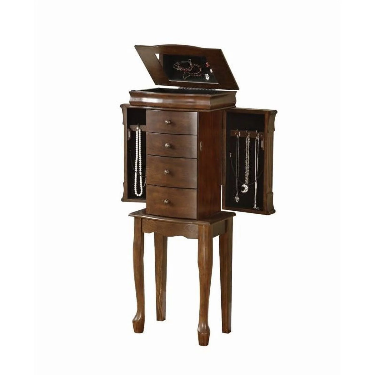Walnut Jewelry Armoire A946222