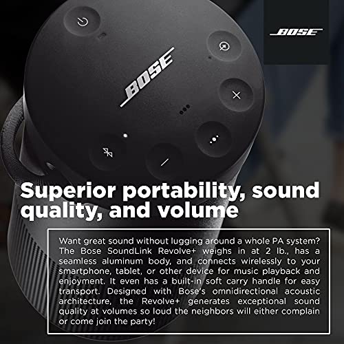 Black Portable Bluetooth Speaker with 360 Degree Sound E57328