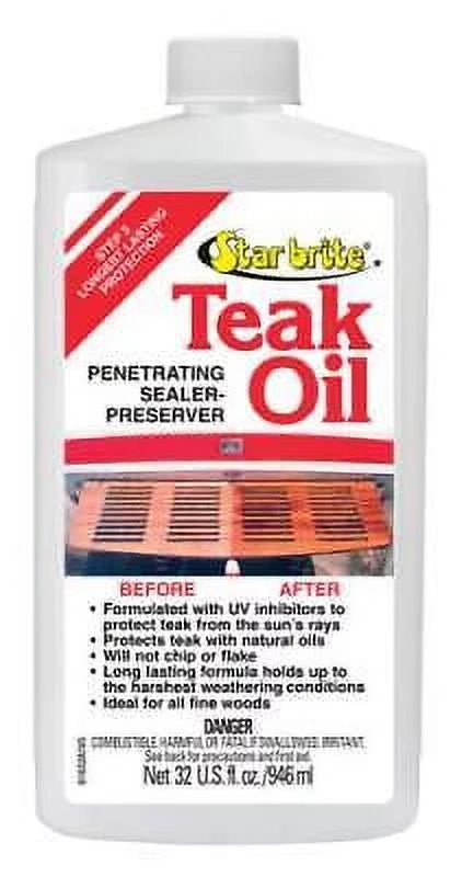 Teak Oil Liquid 32 oz D981