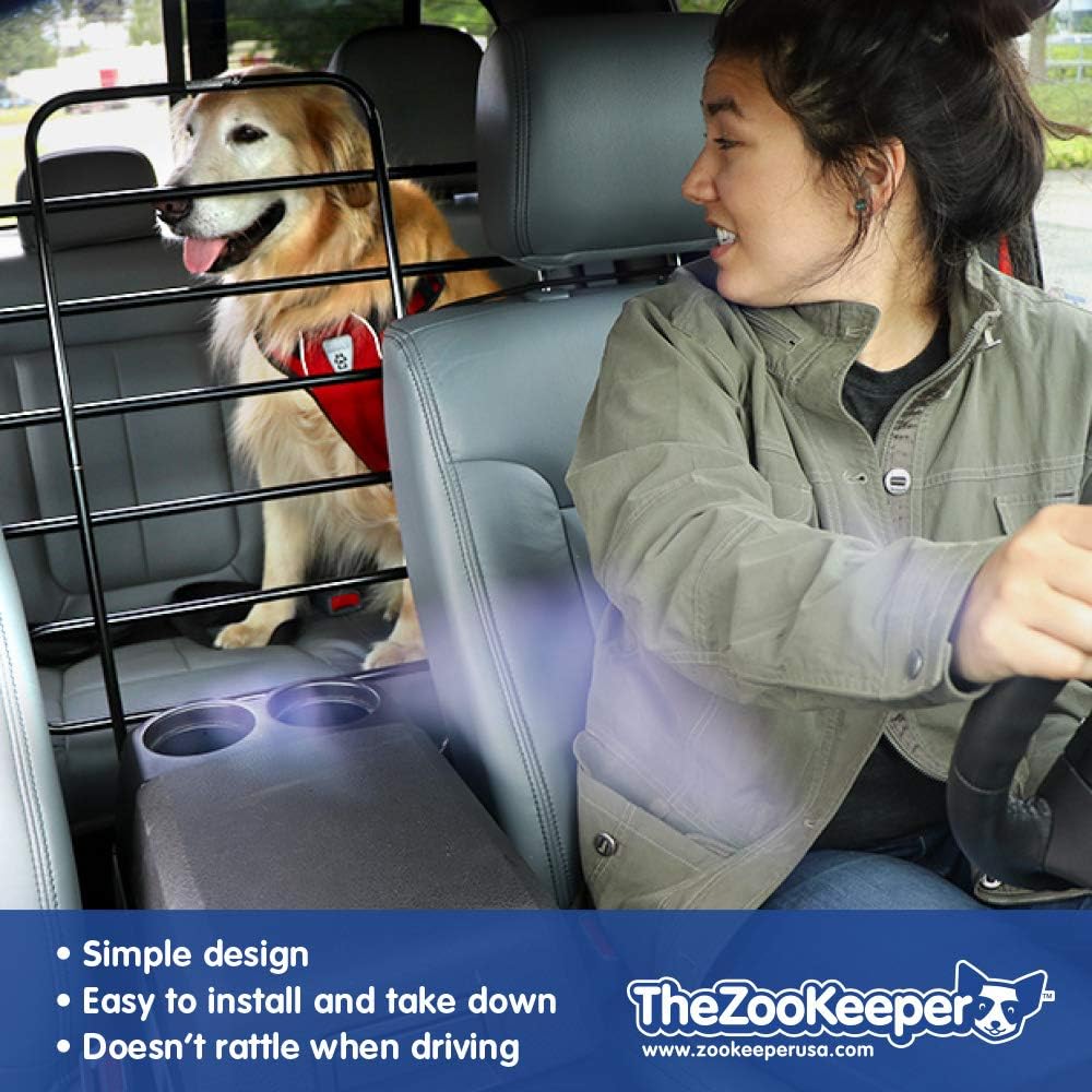 Adjustable Universal Metal Pet Barrier for Cars F109900