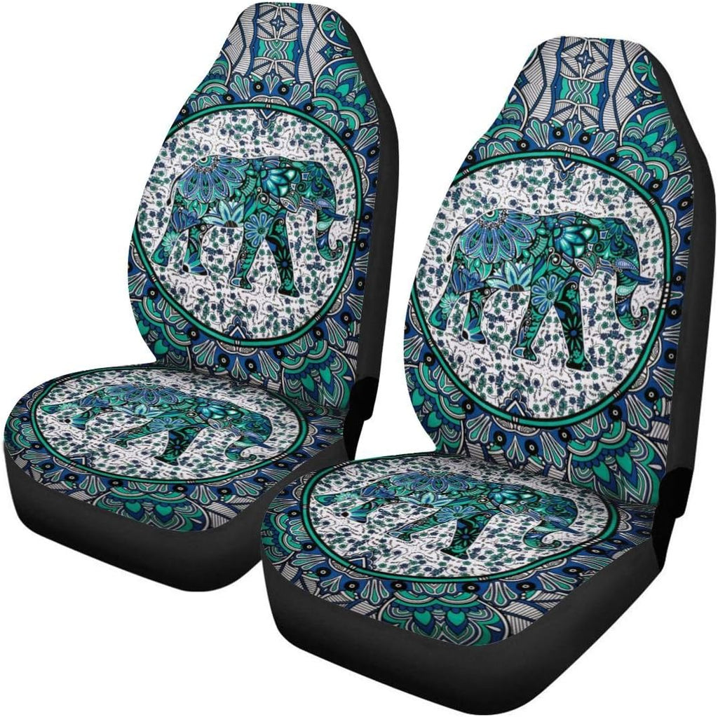 Leopard Print Car Seat Covers, Pack of 2 E7560