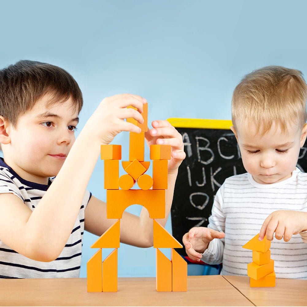 Multicolor Wooden Balance Building Blocks Stacking Toy P49609