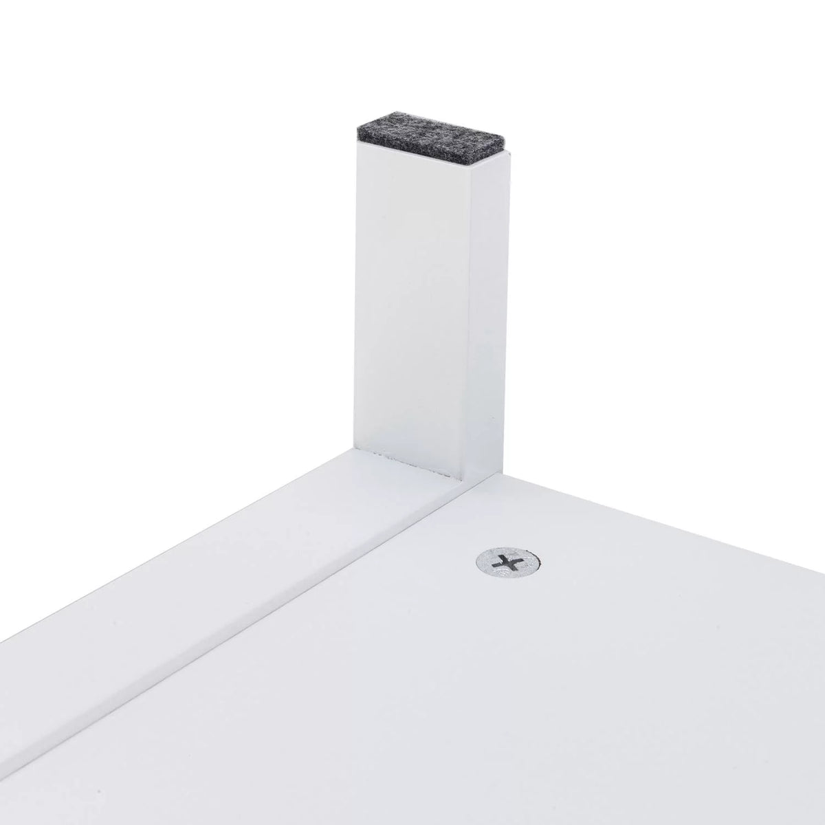 Set of 2 White Wood Nightstand with A Drawer W65428