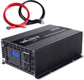1000w Pure Sine Wave Power Inverter 48v DC to AC 110v 120v with 2 US Socket, LCD Display and Earth Terminal K7637