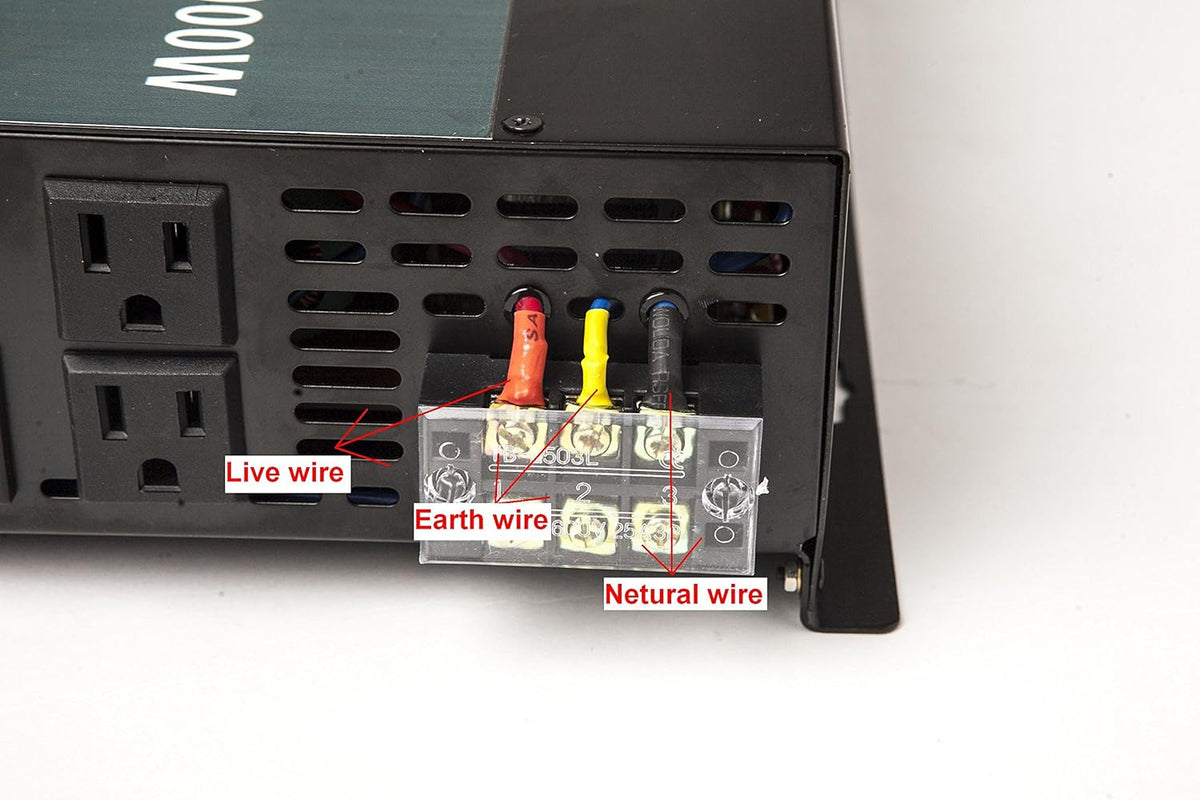 3500W 12V Black Power Inverter Q112741