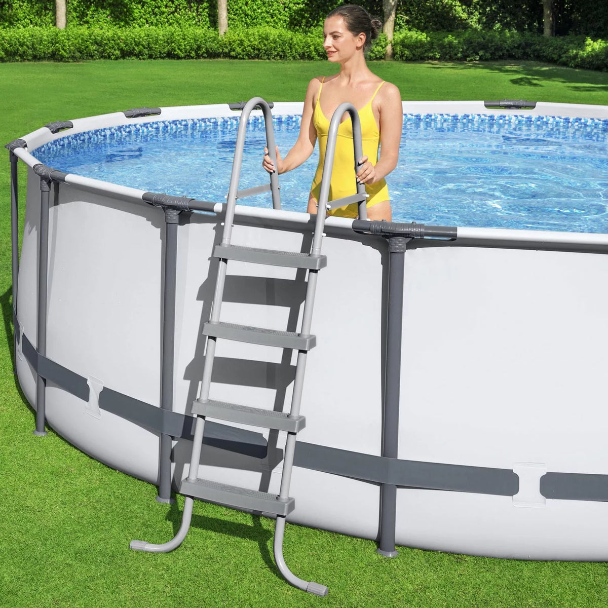 14' x 48" Round Above Ground Swimming Pool Set A735