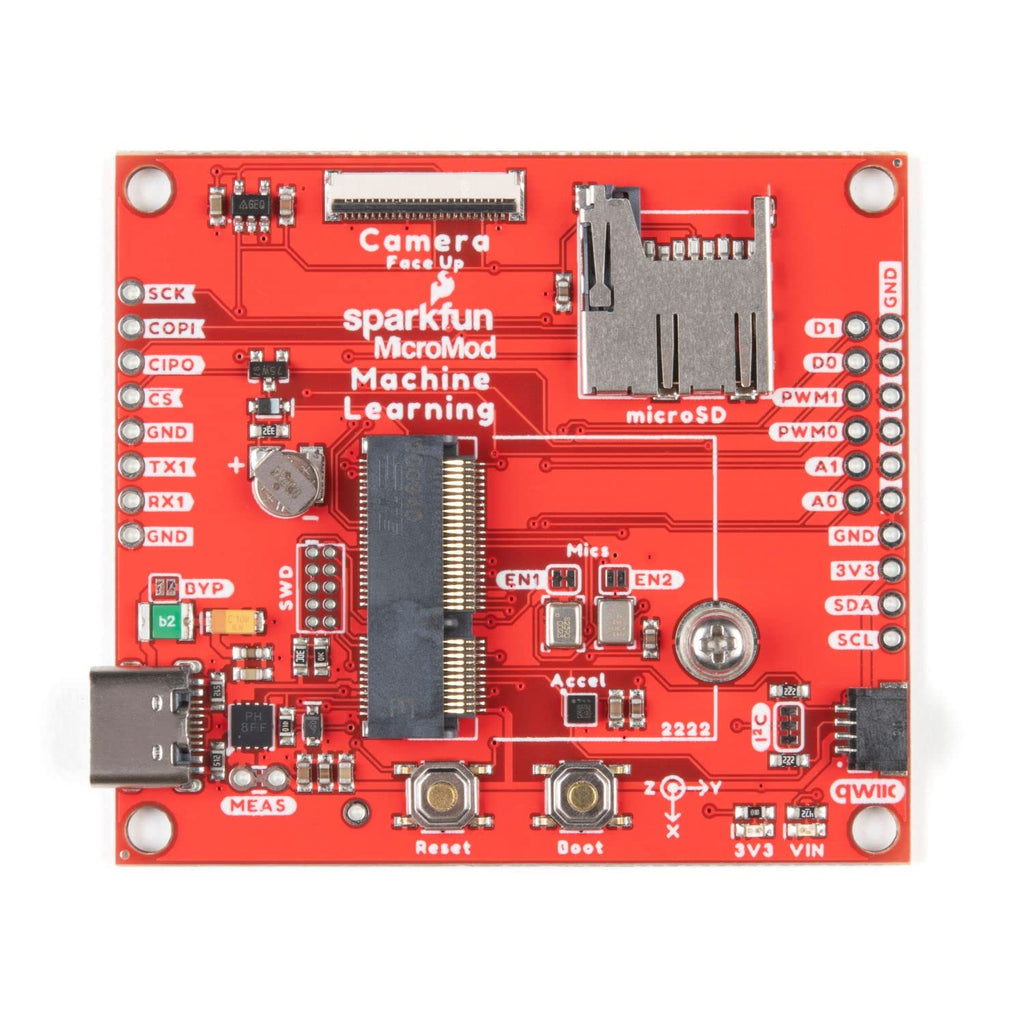 MicroMod Machine Learning Carrier Board with Accelerometer and Qwiic Port R868041
