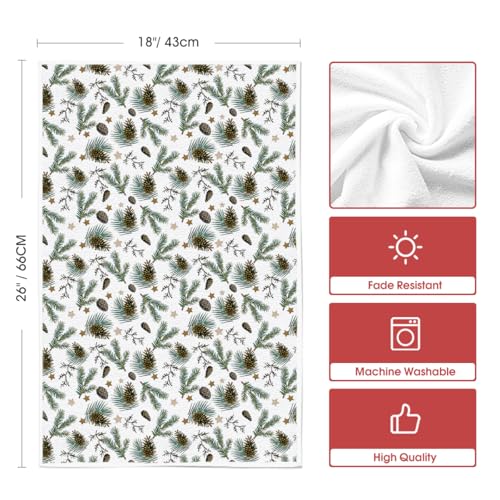 Christmas Kitchen Dish Towels 18x26 Inch Set of 2 W759715