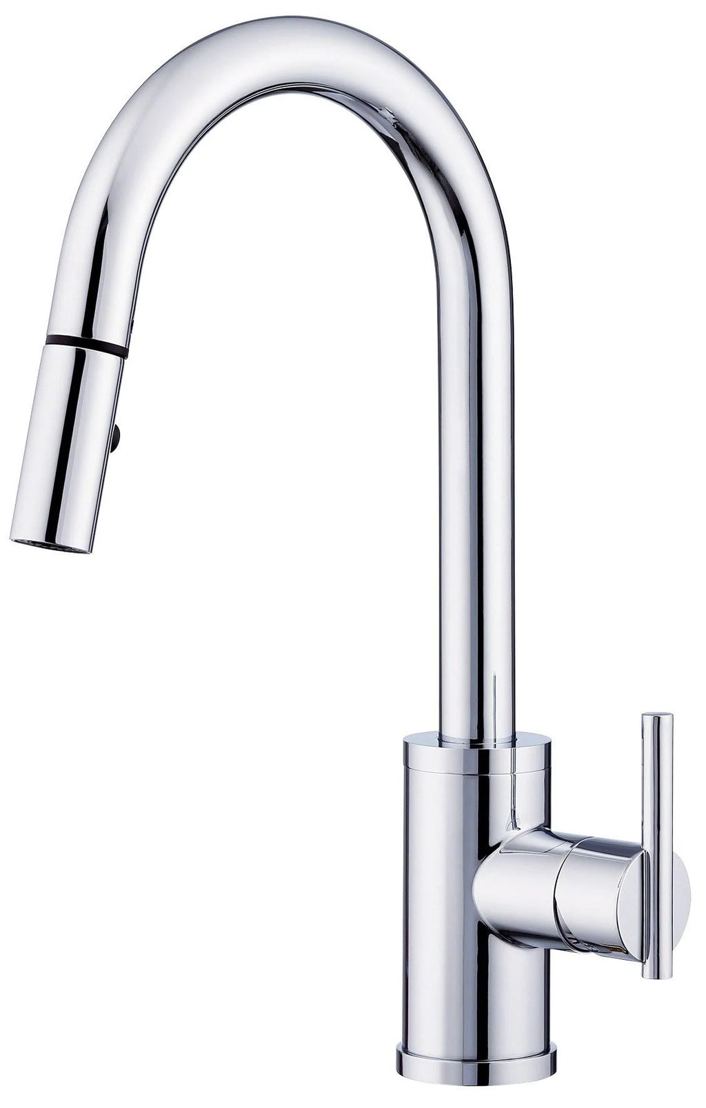 Chrome Pull Down Single Handle Kitchen Faucet U93245