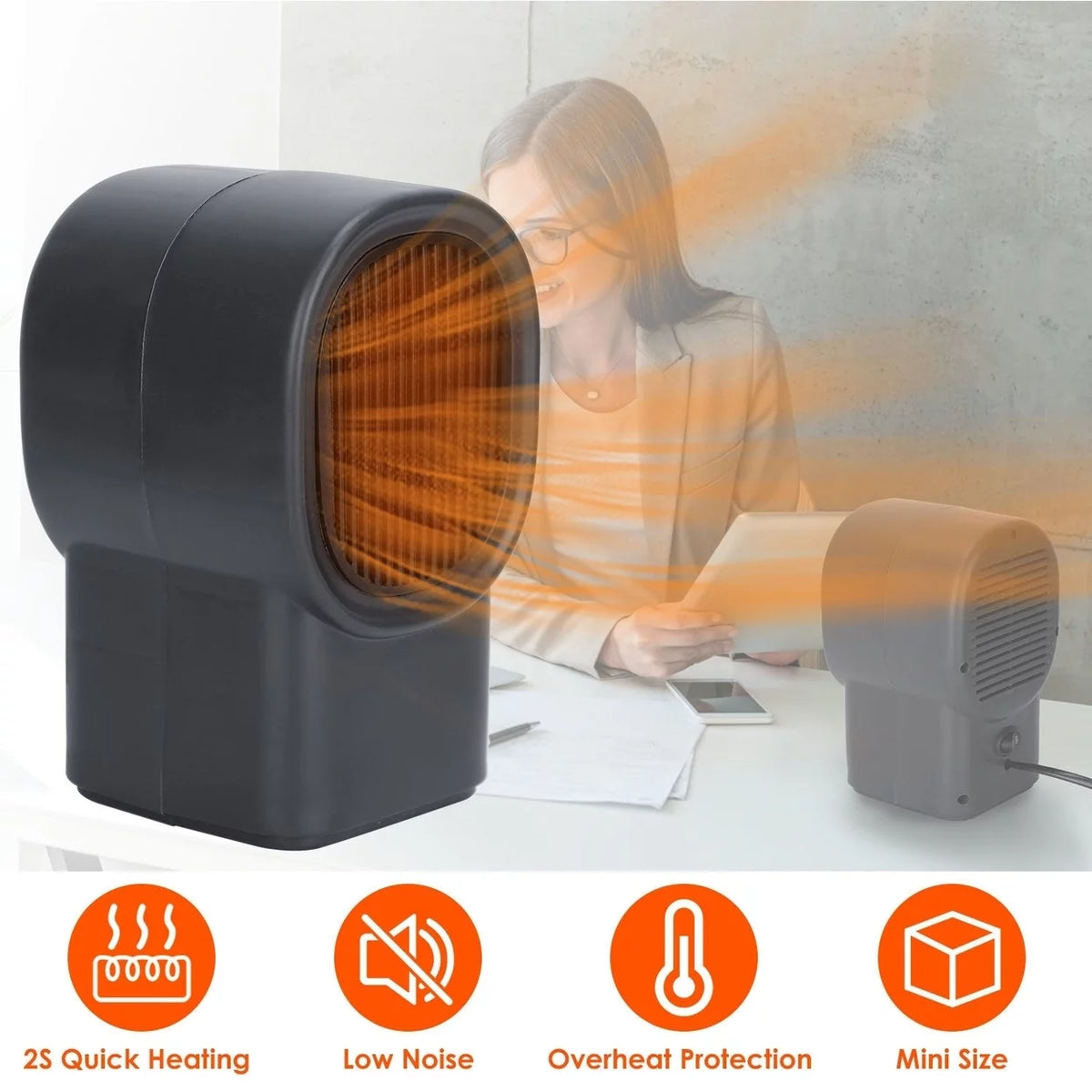 Portable Electric Space Heater J729998