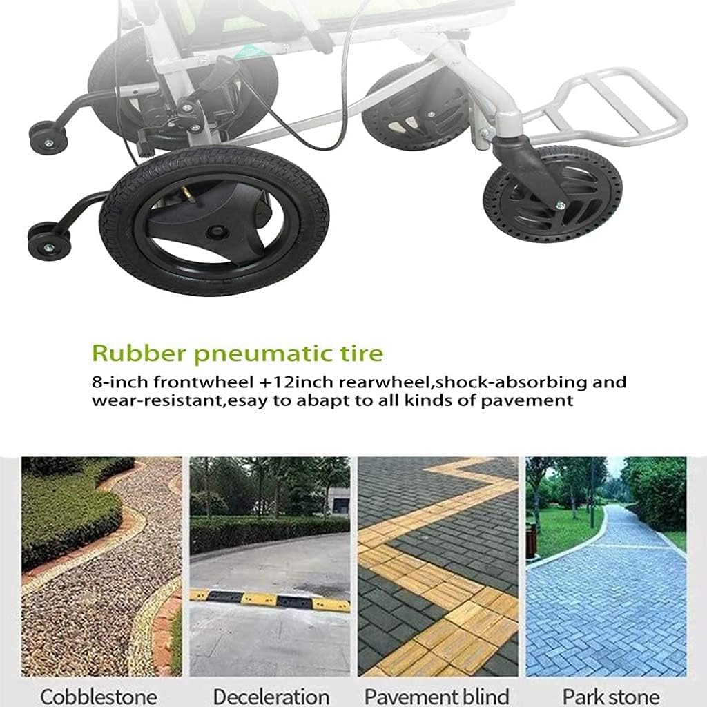 Heavy Duty Lightweight Foldable Dual Motor Electric Wheelchair I85431