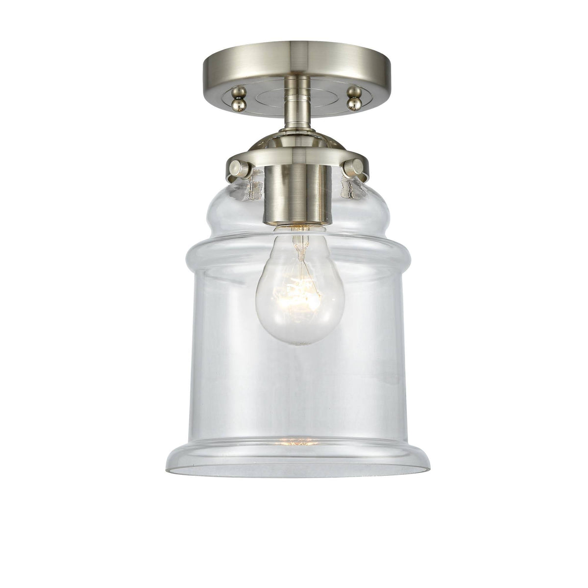 Brushed Satin Nickel Semi-Flush Mount Light J980995
