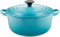 Caribbean Blue Cast Iron Enamel Pot 20 cm J7255