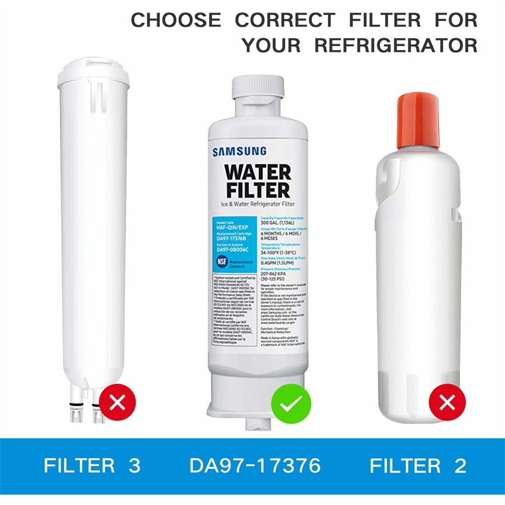 4-Pack Refrigerator Water Filter W334