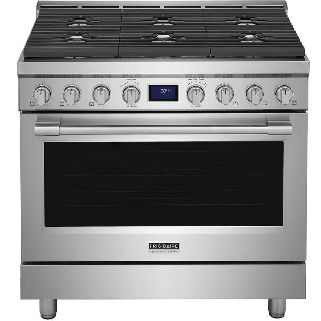 36 In. 4.4 Cu Ft. Stainless Steel Gas Freestanding Range P127994