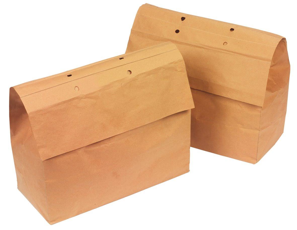 30 Gallon Recyclable Paper Shredder Bags, Brown, 50/Case X672757