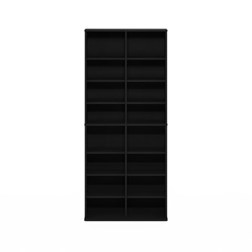Space Saving Multimedia Storage Tower, White S34010