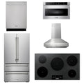36 Induction Cooktop, Range Hood, Microwave, Refrigerator, Dishwasher C218462