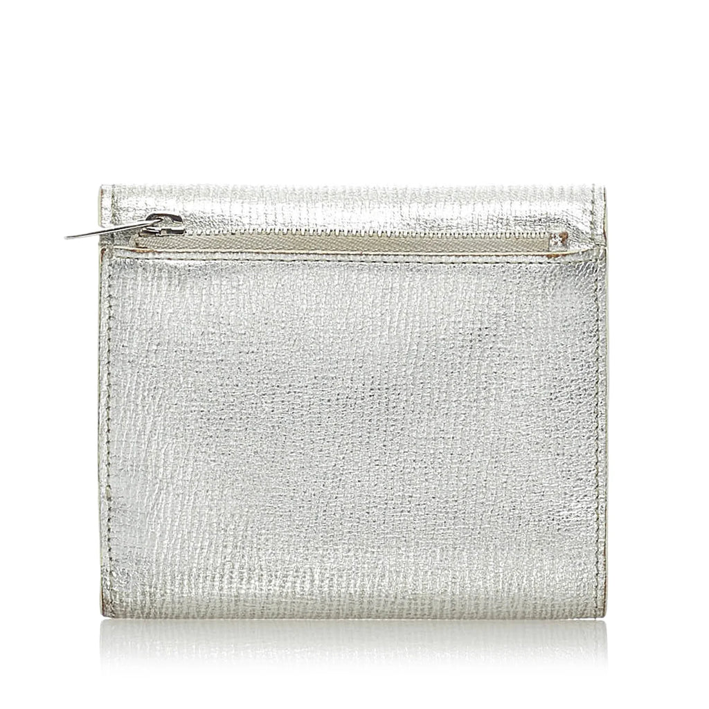 Pre-Owned Calf Leather Small Wallet L42219