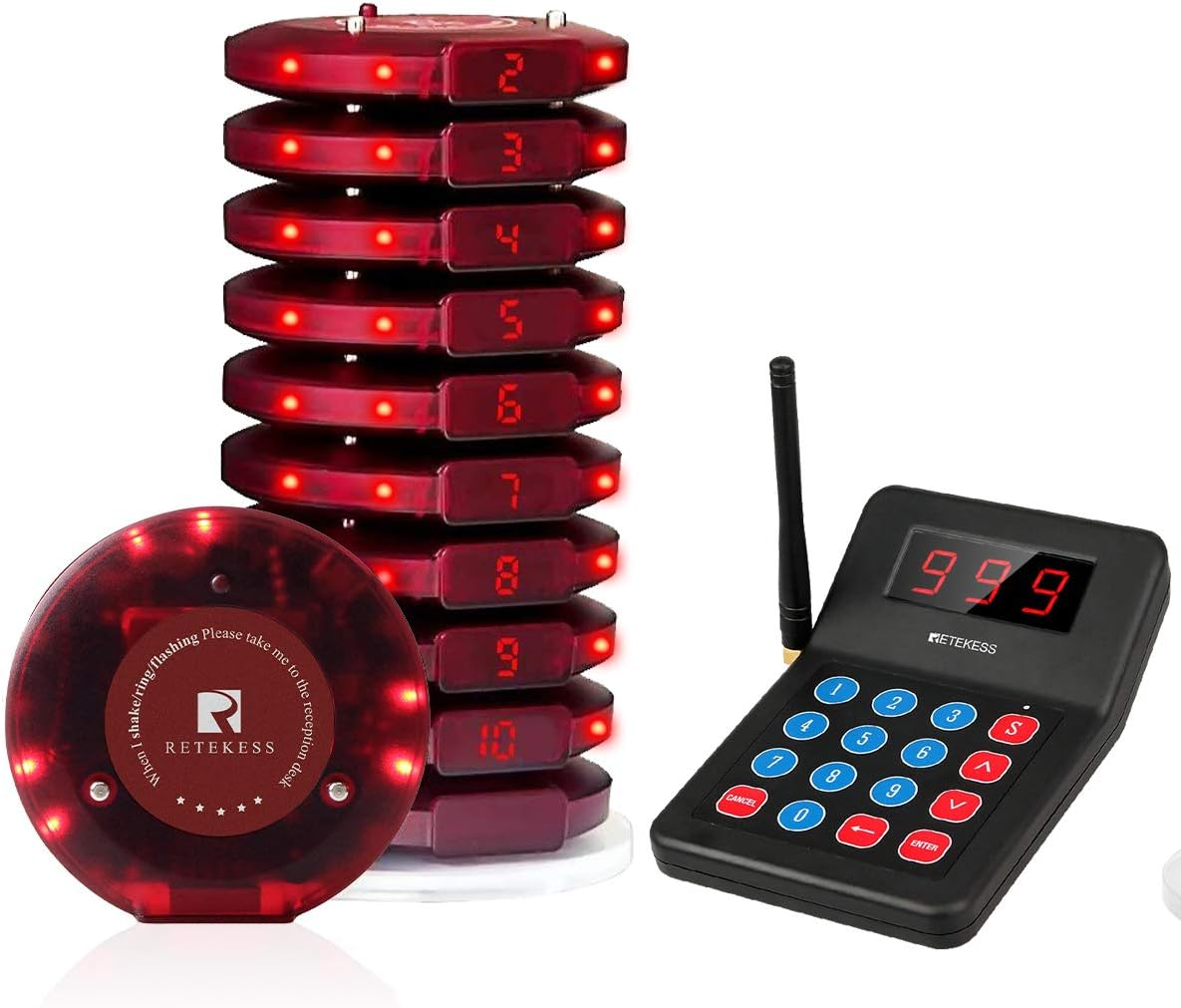 10 Food Pagers E538