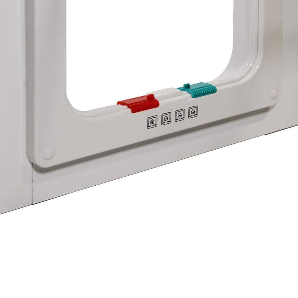 Cat Door for Sash Windows Adjustable Aluminum Frame U999