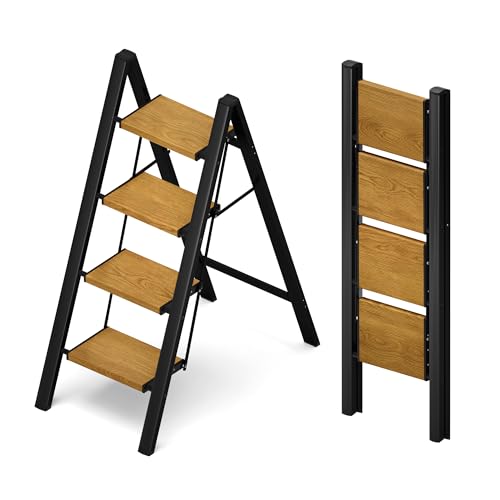 Aluminum Lightweight Folding 2 Step Ladder 330lbs Capacity H886