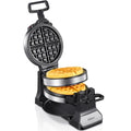 Rotating Belgian Waffle Maker with Nonstick Plates P376376