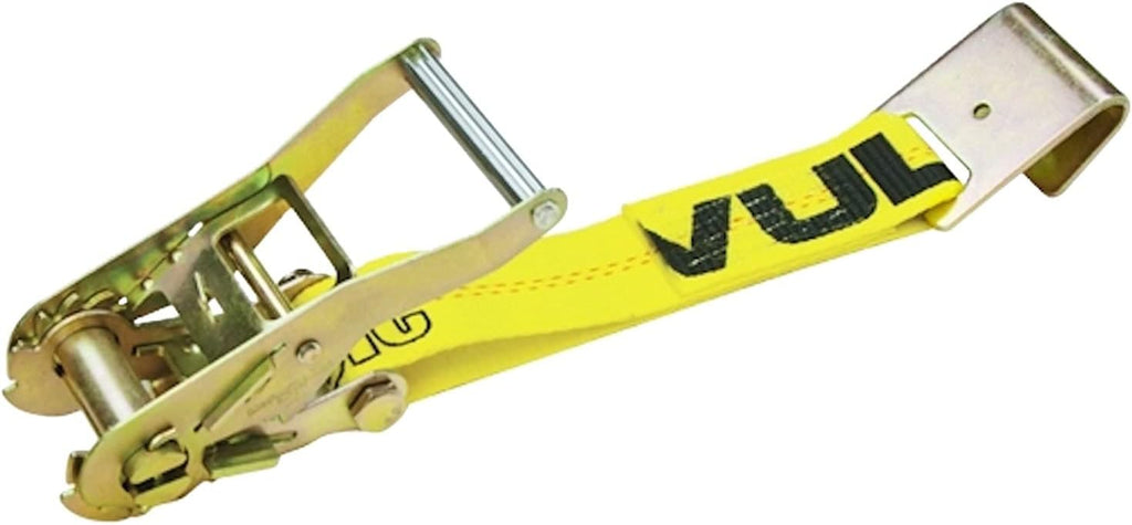 8 Pack 2 Inch x 27 Foot Ratchet Strap with Flat Hooks Q1484