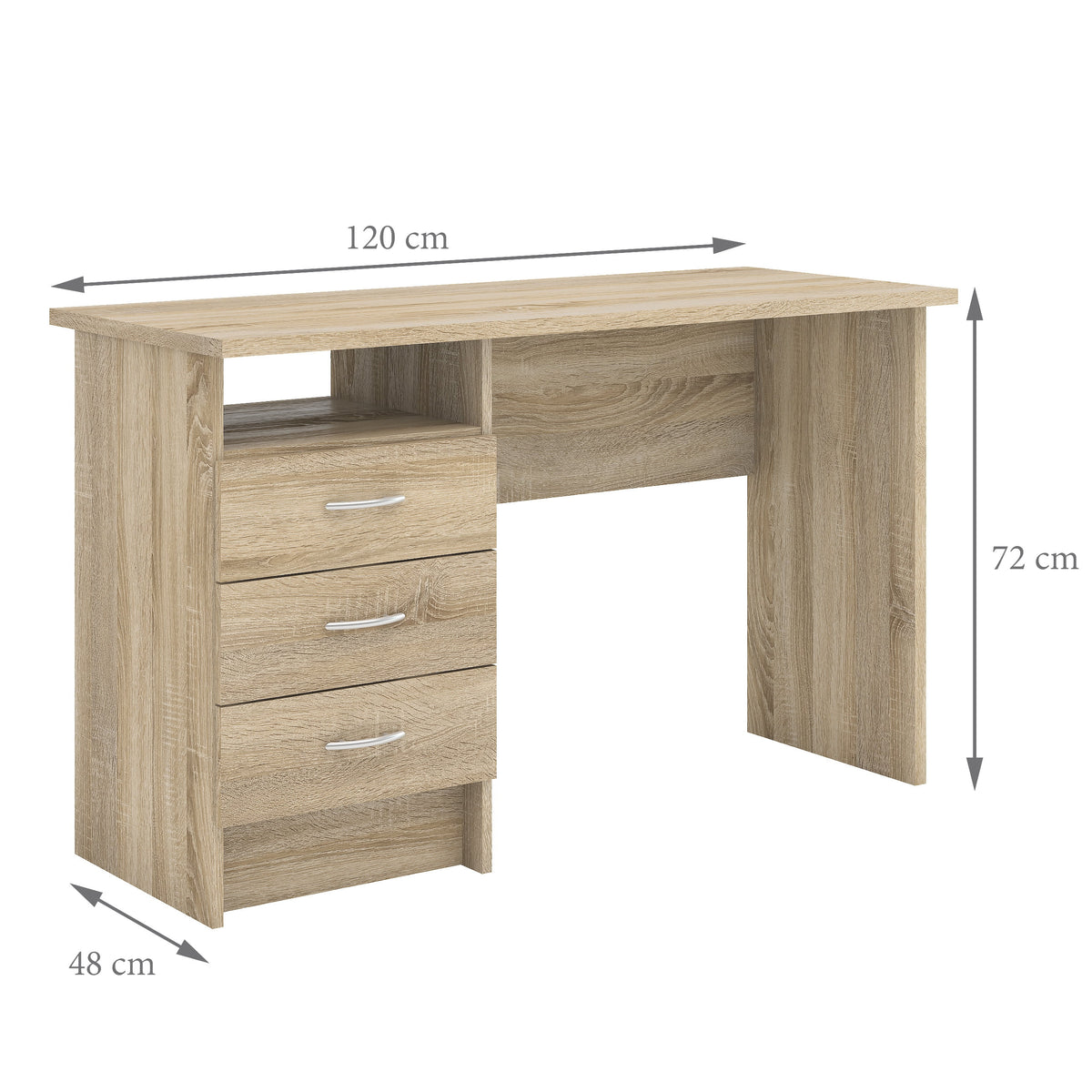 Oak Finish Computer Desk G30290