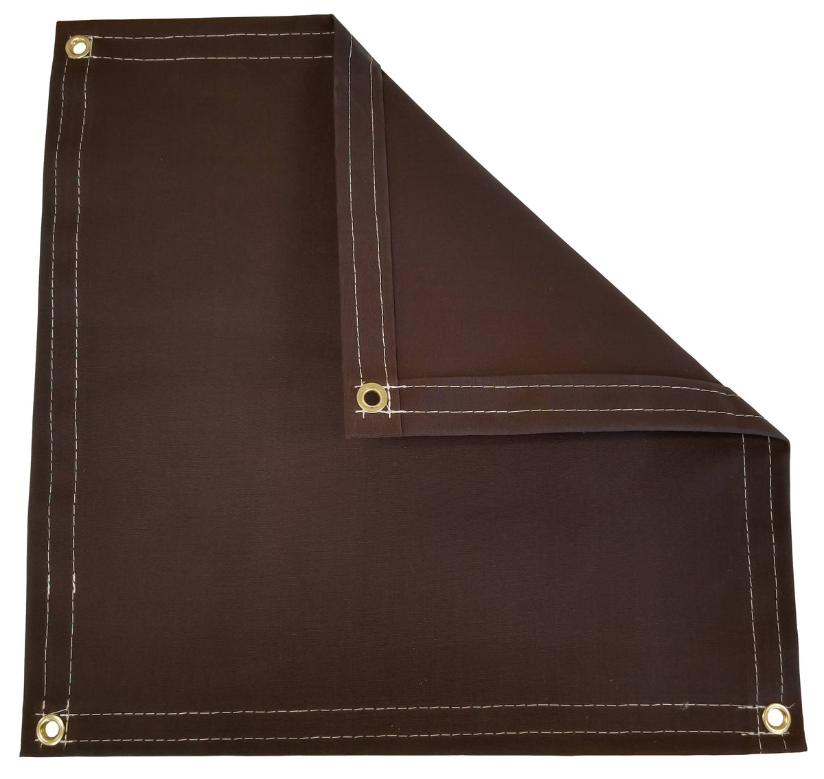 Brown Polyester Canvas Tarp D991402