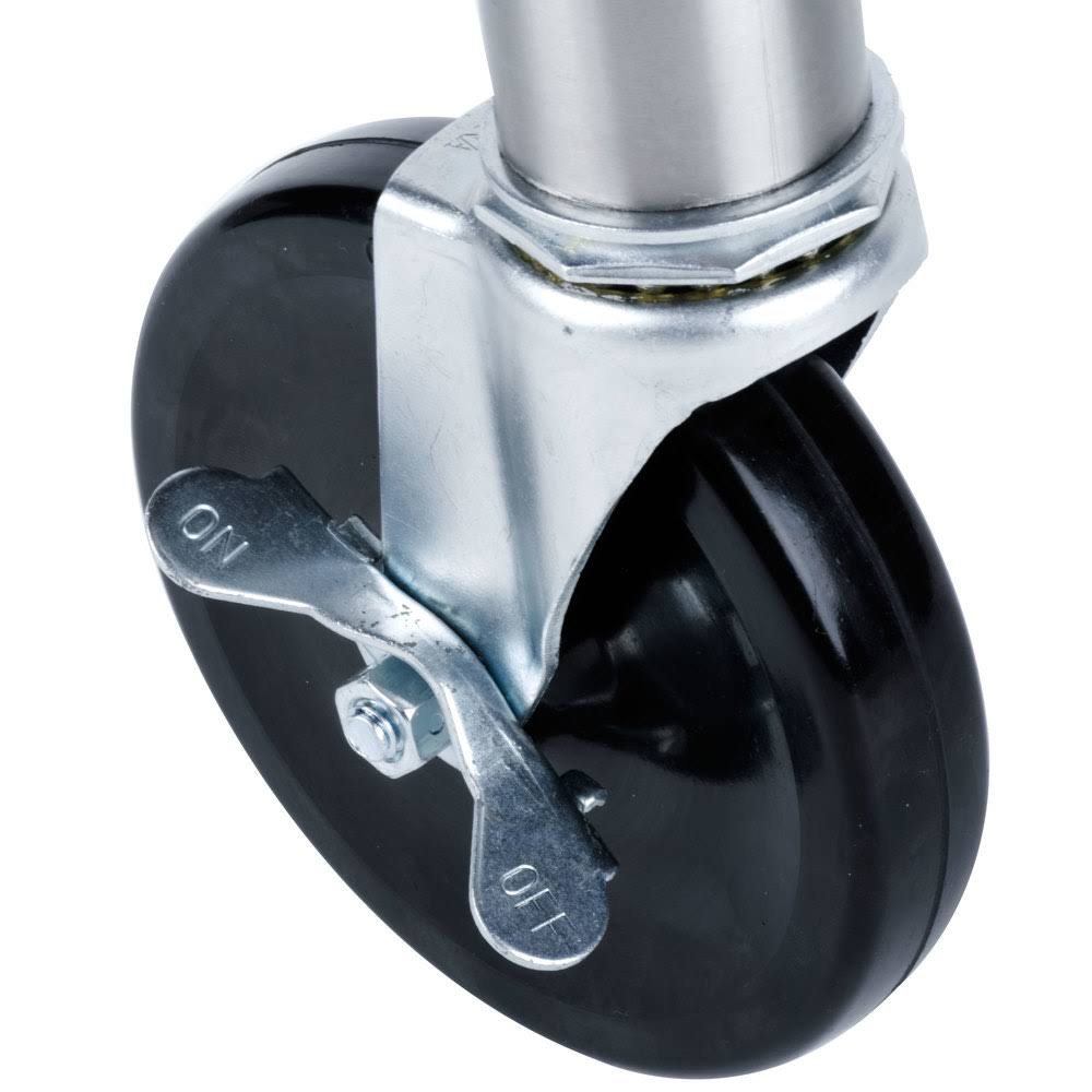 5x22 Food Table Stem Casters with Legs - 4/Set D569421